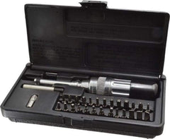 Sturtevant Richmont - 29 Piece Phillips & Slotted Screwdriver Set - Bit Sizes: Hex Inch 5/64, 3/32, 7/64, 1/8 & 9/64, Philips #0 to #3, Tip Thickness: 1/4 - Industrial Tool & Supply