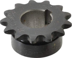 Browning - 13 Teeth, 3/8" Chain Pitch, Chain Size 35, Finished Bore Sprocket - 3/4" Bore Diam, 1.567" Pitch Diam, 1-3/4" Outside Diam - Industrial Tool & Supply