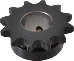 Browning - 12 Teeth, 1/2" Chain Pitch, Chain Size 40, Finished Bore Sprocket - 7/8" Bore Diam, 1.775" Pitch Diam, 2.17" Outside Diam - Industrial Tool & Supply