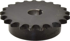 Browning - 21 Teeth, 1/2" Chain Pitch, Chain Size 40, Finished Bore Sprocket - 3/4" Bore Diam, 3.355" Pitch Diam, 3.62" Outside Diam - Industrial Tool & Supply