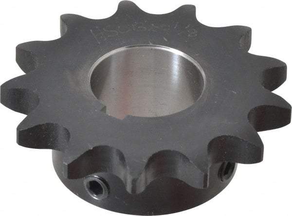 Browning - 13 Teeth, 5/8" Chain Pitch, Chain Size 50, Finished Bore Sprocket - 1-1/8" Bore Diam, 2.612" Pitch Diam, 2.91" Outside Diam - Industrial Tool & Supply