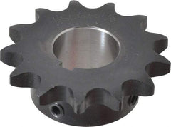 Browning - 13 Teeth, 5/8" Chain Pitch, Chain Size 50, Finished Bore Sprocket - 1-1/8" Bore Diam, 2.612" Pitch Diam, 2.91" Outside Diam - Industrial Tool & Supply