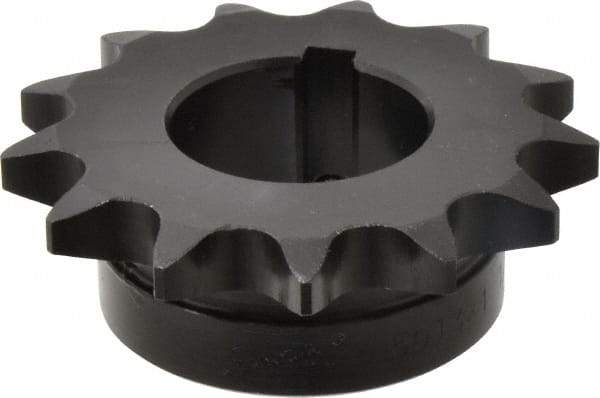 Browning - 13 Teeth, 5/8" Chain Pitch, Chain Size 50, Finished Bore Sprocket - 1-1/4" Bore Diam, 2.612" Pitch Diam, 2.91" Outside Diam - Industrial Tool & Supply