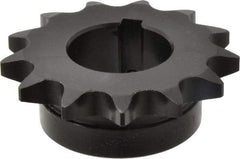 Browning - 13 Teeth, 5/8" Chain Pitch, Chain Size 50, Finished Bore Sprocket - 1-1/4" Bore Diam, 2.612" Pitch Diam, 2.91" Outside Diam - Industrial Tool & Supply