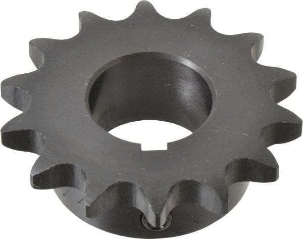 Browning - 14 Teeth, 5/8" Chain Pitch, Chain Size 50, Finished Bore Sprocket - 1-1/4" Bore Diam, 2.809" Pitch Diam, 3.11" Outside Diam - Industrial Tool & Supply