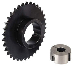 Browning - 14 Teeth, 5/8" Chain Pitch, Chain Size 50, TB Bushed Sprocket - 2.809" Pitch Diam, 3.11" Outside Diam - Industrial Tool & Supply