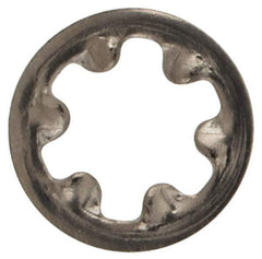 Value Collection - #2 Screw, 0.095" ID, Stainless Steel Internal Tooth Lock Washer - 0.2" OD, Grade 18-8 - Industrial Tool & Supply