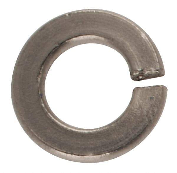 Value Collection - #2, 0.02" Thick Split Lock Washer - 316 Stainless Steel, Uncoated, 0.088" Min ID, 0.094" Max ID - Industrial Tool & Supply