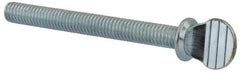 Value Collection - 5/16-18 Oval Shoulder Steel Thumb Screw - 3" OAL, 0.67" Head Height, Zinc-Plated Finish - Industrial Tool & Supply