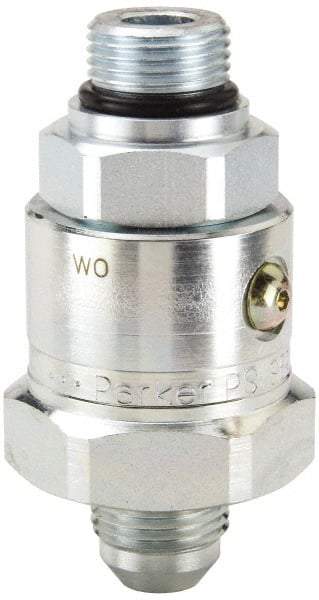 Parker - 3/4-16 SAE ORB to SAE JIC Steel Hydraulic Hose Male ORB To Male JIC Swivel - 5,000 psi - Industrial Tool & Supply