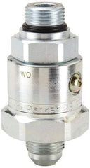 Parker - 1-1/16-12 Male ORB to Male JIC Steel Hydraulic Hose Male ORB To Male JIC Swivel - 5,000 psi - Industrial Tool & Supply
