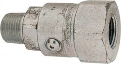 Parker - 1/2-14 NPTF Steel Hydraulic Hose Male NPT To Female NPT Swivel - 5,000 psi - Industrial Tool & Supply