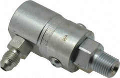 Parker - 1/4 NPTF to SAE(JIC) Steel Hydraulic Hose Male NPT to Male JIC Fitting - 5,000 psi - Industrial Tool & Supply