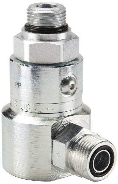 Parker - 3/8 SAE ORB to SAE ORFS Steel Hydraulic Hose Male ORB To Male ORFS Fitting - 5,000 psi - Industrial Tool & Supply