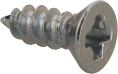 Value Collection - #2 Flat Head Phillips Sheet Metal Screw - Steel, 1/4" OAL, AISI 1016, ASME B18.6.3, ASME B18.6.4 & SAE J933, Grade 1016-1024 - Industrial Tool & Supply