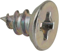 Value Collection - #6 Flat Head Phillips Sheet Metal Screw - Steel, 1/4" OAL, AISI 1016, ASME B18.6.3, ASME B18.6.4 & SAE J933, Grade 1016-1024 - Industrial Tool & Supply