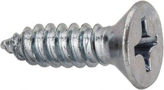 Value Collection - #14 Flat Head Phillips Sheet Metal Screw - Steel, 7/8" OAL, AISI 1016, ASME B18.6.3, ASME B18.6.4 & SAE J933, Grade 1016-1024 - Industrial Tool & Supply