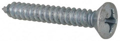Value Collection - #12 Oval Head Phillips Sheet Metal Screw - Steel, 1-1/2" OAL, AISI 1016, ANSI/ASME B18.6.4, ASME B18.6.3 & SAE J933, Grade 1016-1024 - Industrial Tool & Supply