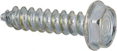 Value Collection - #4 Hex Washer Head Sheet Metal Screw - Steel, 1/2" Length Under Head, AISI 1016, ASME B18.6.3, ASME B18.6.4 & SAE J933, Grade 1016-1024 - Industrial Tool & Supply