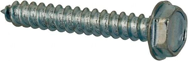 Value Collection - #4 Hex Washer Head Sheet Metal Screw - Steel, 3/4" Length Under Head, AISI 1016, ASME B18.6.3, ASME B18.6.4 & SAE J933, Grade 1016-1024 - Industrial Tool & Supply
