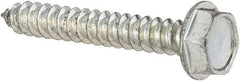 Value Collection - #10 Hex Washer Head Sheet Metal Screw - Steel, 1-1/4" Length Under Head, AISI 1016, ASME B18.6.3, ASME B18.6.4 & SAE J933, Grade 1016-1024 - Industrial Tool & Supply