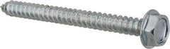 Value Collection - #10 Hex Washer Head Sheet Metal Screw - Steel, 2" Length Under Head, AISI 1016, ASME B18.6.3, ASME B18.6.4 & SAE J933, Grade 1016-1024 - Industrial Tool & Supply