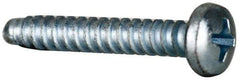 Value Collection - #8 Pan Head Phillips Sheet Metal Screw - Steel, 1" Length Under Head, AISI 1016, ASME B18.6.3, ASME B18.6.4 & SAE J933, Grade 1016-1024 - Industrial Tool & Supply