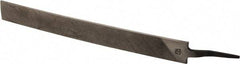 PFERD - 14" Long, Bastard Cut, Flat American-Pattern File - Single/Curved Cut, 0.38" Overall Thickness, Flexible, Tang - Industrial Tool & Supply