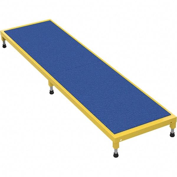 Vestil - 5" High x 24" Wide x 96" Deep, Yellow Step Stand - Steel, 500 Lb Capacity - Industrial Tool & Supply