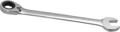 Paramount - 13/16" 12 Point Offset Combination Wrench - 15° Offset Angle, 11-5/8" OAL, Chrome Vanadium Steel, Polished Finish - Industrial Tool & Supply