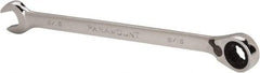 Paramount - 5/16" 12 Point Offset Combination Wrench - 15° Offset Angle, 5" OAL, Chrome Vanadium Steel, Polished Finish - Industrial Tool & Supply