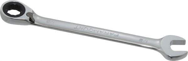 Paramount - 1/2" 12 Point Offset Combination Wrench - 15° Offset Angle, 5-3/4" OAL, Chrome Vanadium Steel, Polished Finish - Industrial Tool & Supply