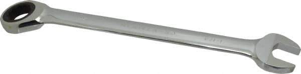 Paramount - 1-1/4" 12 Point Offset Combination Wrench - 15° Offset Angle, 17-1/2" OAL, Chrome Vanadium Steel, Polished Finish - Industrial Tool & Supply