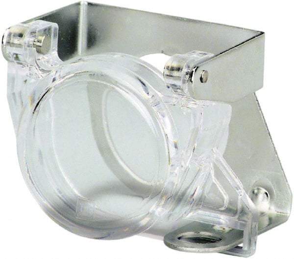 Square D - 30mm, Clear, Selector Switch Padlock Attachment - For Use with 9001K/SK Selector Switches - Industrial Tool & Supply