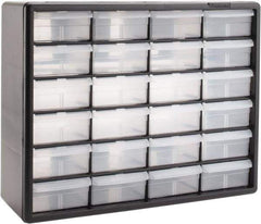 Akro-Mils - 24 Drawer, Small Parts Cabinet - 6-3/8" Deep x 20" Wide x 15-13/16" High - Industrial Tool & Supply