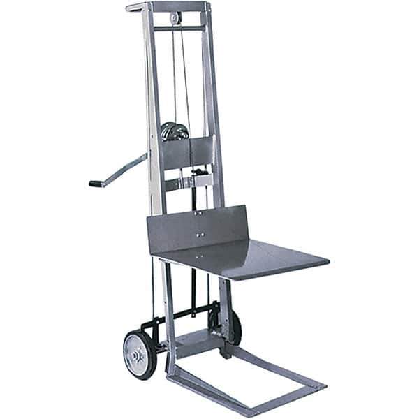 Wesco Industrial Products - 400 Lb Capacity, 40" Lift Height, Manual Winch Manually Operated Lift - Industrial Tool & Supply