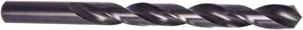 Precision Twist Drill - 7/16" 118° High Speed Steel Jobber Drill - Oxide Finish, Right Hand Cut, Spiral Flute, Straight Shank, 5-1/2" OAL, Standard Point - Industrial Tool & Supply