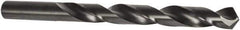 Precision Twist Drill - 27/64" 118° High Speed Steel Jobber Drill - Oxide Finish, Right Hand Cut, Spiral Flute, Straight Shank, 5-3/8" OAL, Split Point - Industrial Tool & Supply