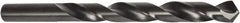 Precision Twist Drill - Letter T 118° High Speed Steel Jobber Drill - Oxide Finish, Right Hand Cut, Spiral Flute, Straight Shank, 4-7/8" OAL, Split Point - Industrial Tool & Supply