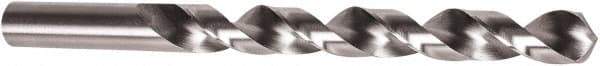 Precision Twist Drill - 13/32" 118° High Speed Steel Jobber Drill - Bright Finish, Right Hand Cut, Spiral Flute, Straight Shank, 5-1/4" OAL, Standard Point - Industrial Tool & Supply