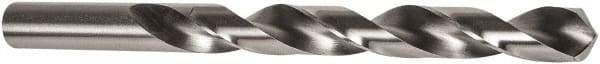 Precision Twist Drill - 17/64" 118° High Speed Steel Jobber Drill - Bright Finish, Right Hand Cut, Spiral Flute, Straight Shank, 4-1/8" OAL, Standard Point - Industrial Tool & Supply