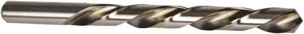Precision Twist Drill - 11/32" 118° High Speed Steel Jobber Drill - Bright Finish, Left Hand Cut, Spiral Flute, Straight Shank, 4-3/4" OAL, Standard Point - Industrial Tool & Supply