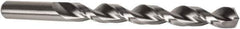 Precision Twist Drill - 5mm 135° High Speed Steel Jobber Drill - Bright Finish, Right Hand Cut, Parabolic Flute, Straight Shank, 3-25/64" OAL, Split Point - Industrial Tool & Supply