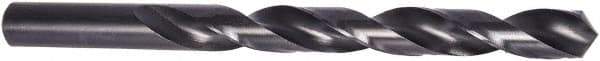 Precision Twist Drill - Letter I 118° High Speed Steel Jobber Drill - Oxide Finish, Right Hand Cut, Spiral Flute, Straight Shank, 4-1/8" OAL, Standard Point - Industrial Tool & Supply