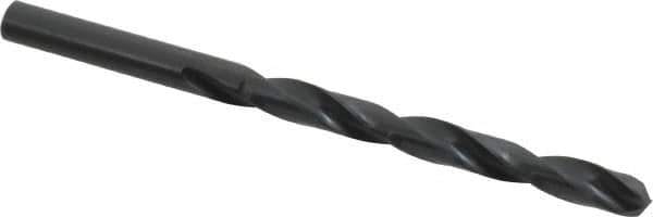 Precision Twist Drill - Letter H 135° High Speed Steel Jobber Drill - Oxide Finish, Right Hand Cut, Spiral Flute, Straight Shank, 4-1/8" OAL, Split Point - Industrial Tool & Supply