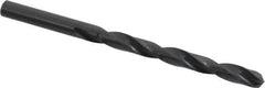 Precision Twist Drill - Letter H 135° High Speed Steel Jobber Drill - Oxide Finish, Right Hand Cut, Spiral Flute, Straight Shank, 4-1/8" OAL, Split Point - Industrial Tool & Supply