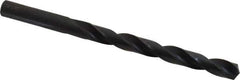 Precision Twist Drill - Letter P 135° High Speed Steel Jobber Drill - Oxide Finish, Right Hand Cut, Spiral Flute, Straight Shank, 4-5/8" OAL, Split Point - Industrial Tool & Supply