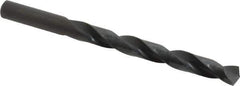 Precision Twist Drill - Letter Z 135° High Speed Steel Jobber Drill - Oxide Finish, Right Hand Cut, Spiral Flute, Straight Shank, 5-1/4" OAL, Split Point - Industrial Tool & Supply