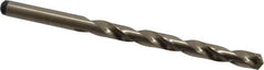 Precision Twist Drill - 0.246" 135° Cobalt Jobber Drill - Oxide/Gold Finish, Right Hand Cut, Spiral Flute, Straight Shank, 4" OAL, Split Point - Industrial Tool & Supply