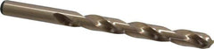 Precision Twist Drill - 0.404" 135° Cobalt Jobber Drill - Oxide/Gold Finish, Right Hand Cut, Spiral Flute, Straight Shank, 5-1/4" OAL, Split Point - Industrial Tool & Supply